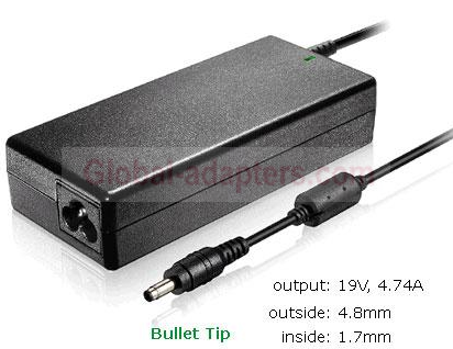 New 19V 4.74A Advent DVD7365 POWER SUPPLY AC ADAPTER